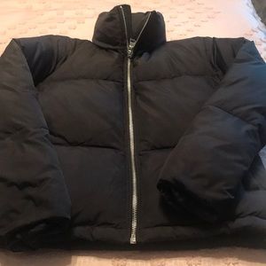 Express short puffer coat